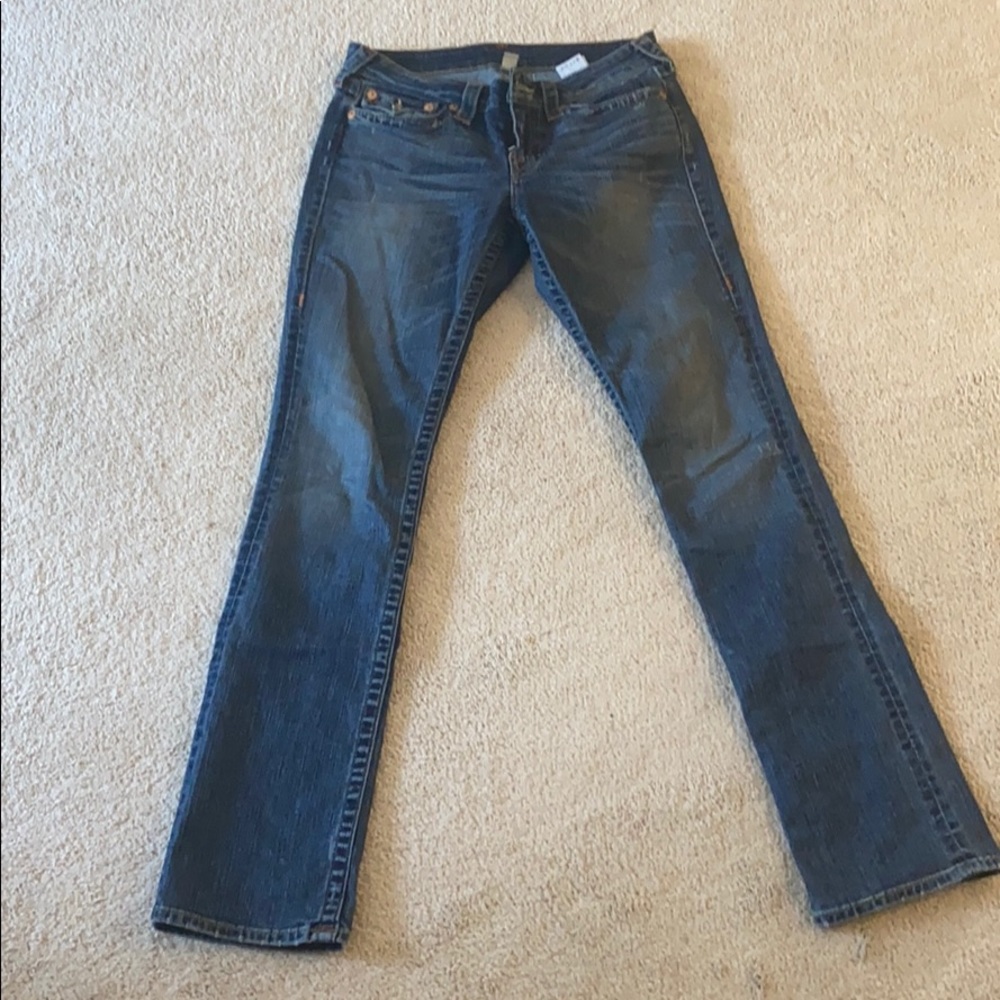 Straight leg true religion jeans “slim straight”